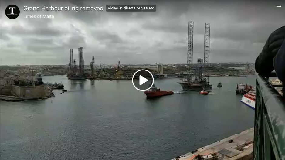 grand harbour oil rig removed